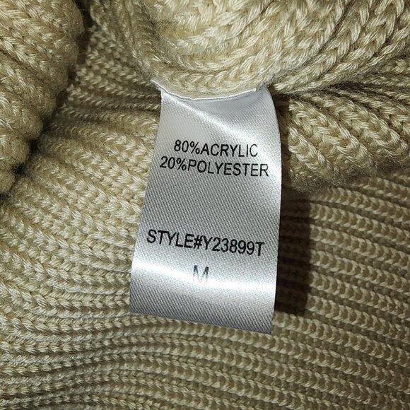 Tuckernuck Pomander Place Mockneck Sweater Tan NWT Med - Picture 8 of 9